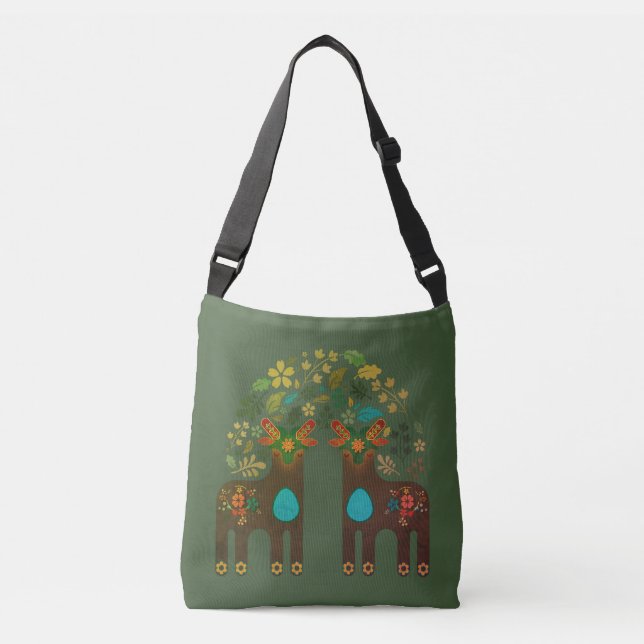 Sac de Crossbody de collection de parc de cerfs (Devant)