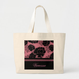 Sac de décadence florale grineux, rose