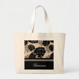 Sac de décadence florale grungy, ivoire