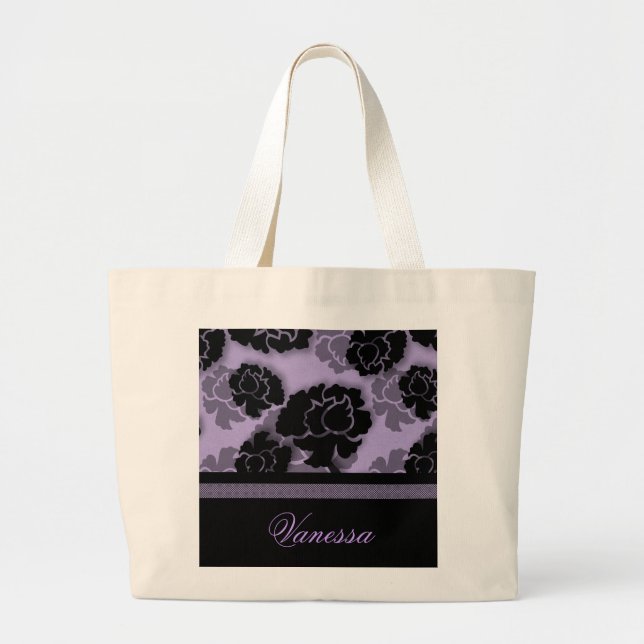 Sac de décadence florale grungy, Lilac (Devant)
