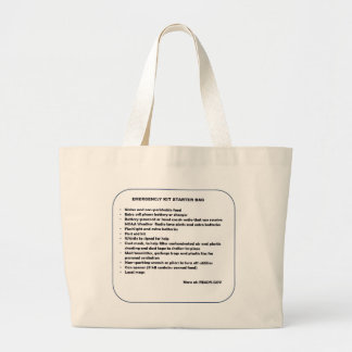 Sac de démarrage de trousse d'urgence