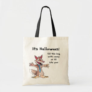 Sac de des bonbons ou un sort de loup-garou