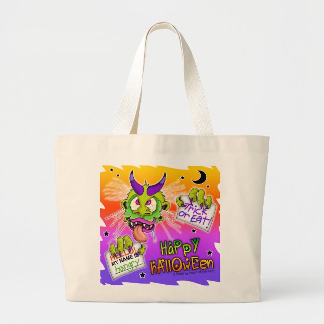 Sac de des bonbons ou un sort - MONSTRE de (Devant)