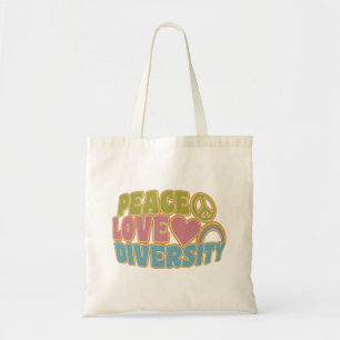 Sac de DIVERSITÉ PEACE LOVE - choisissez style & c