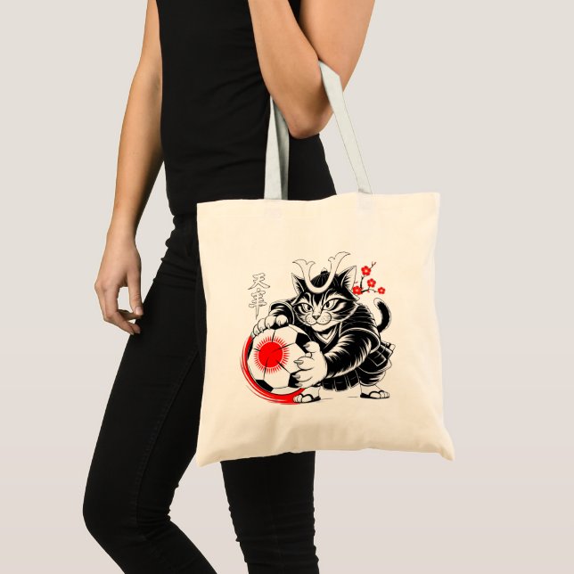 Sac de foot de samouraï pour les courses et l'usag (Devant (produit))