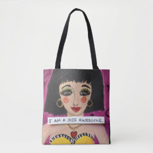 SAC DE FOURRE-TOUT JE SUIS UNE TAILLE