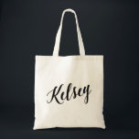 Sac de fourre-tout personnalisé de manuscrit<br><div class="desc">Sac de fourre-tout personnalisé de manuscrit Kelsey</div>