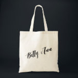 Sac de fourre-tout personnalisé de manuscrit Betty<br><div class="desc">Sac de fourre-tout personnalisé de manuscrit Betty Ann</div>