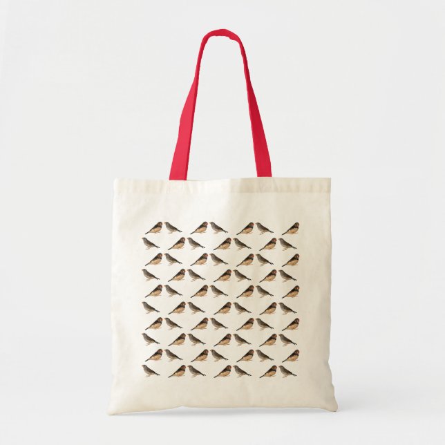 Sac de frénésie de pinson de zèbre (Devant)