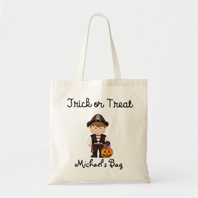 Sac de friandises déguisement de pirate (Devant)
