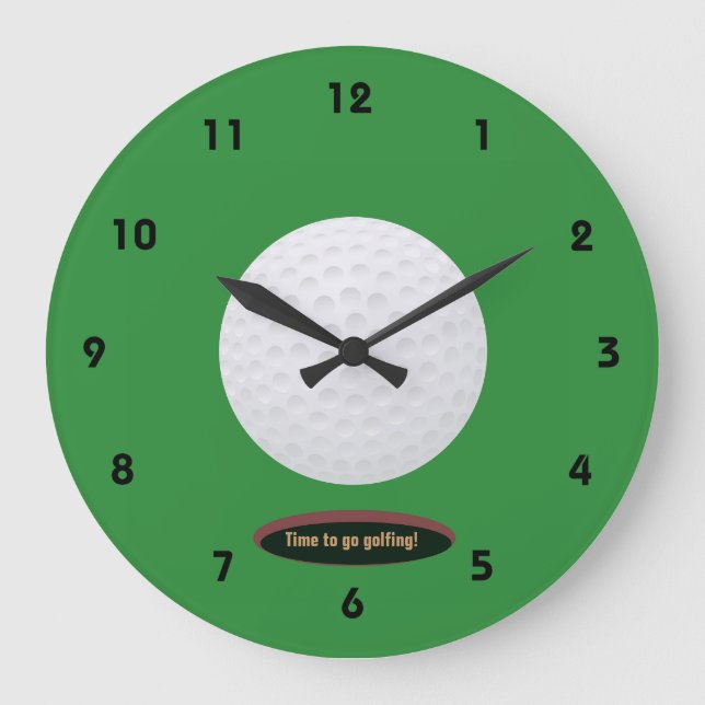 Sac de golf Design Mur Horloge (Recto)