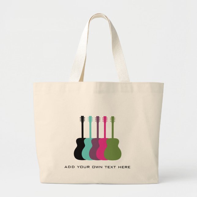 Sac de guitares aux couleurs vives (Devant)