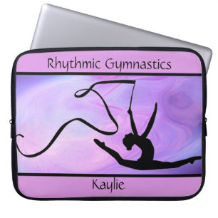 Sac de gymnastique rythmique à ruban violet électr