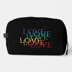 Sac de kit Dopp LOVE II RAINBOW
