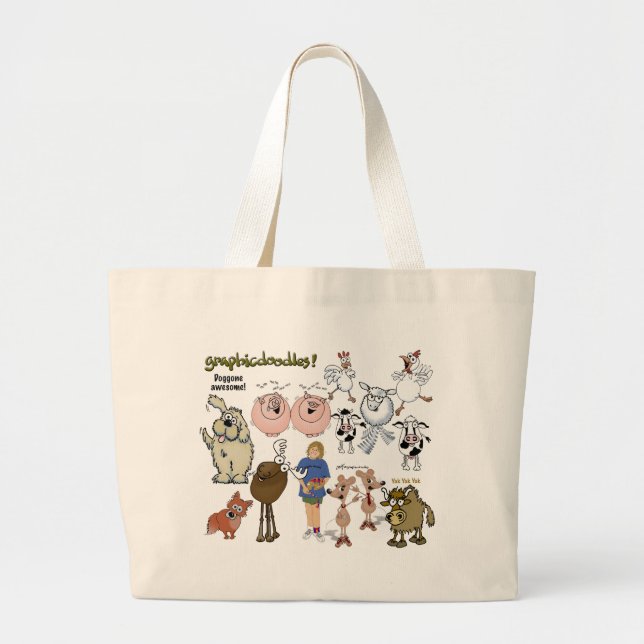 Sac de la ménagerie de Graphicdoodle (Devant)
