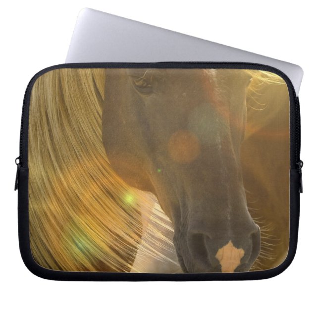 Sac de l'électronique de photo de chevaux sauvages (Devant)