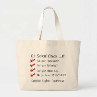 Sac de liste de contrôle de ci