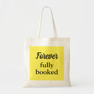 Sac de livre drôle, joli jaune, lavable machine