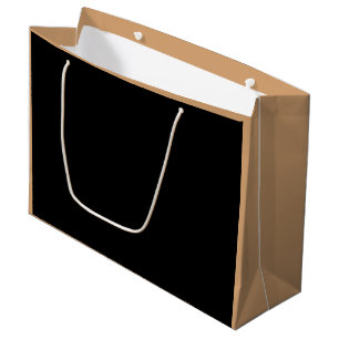 Sac de Luxe Personnalisé – Noir et Sable Chaud