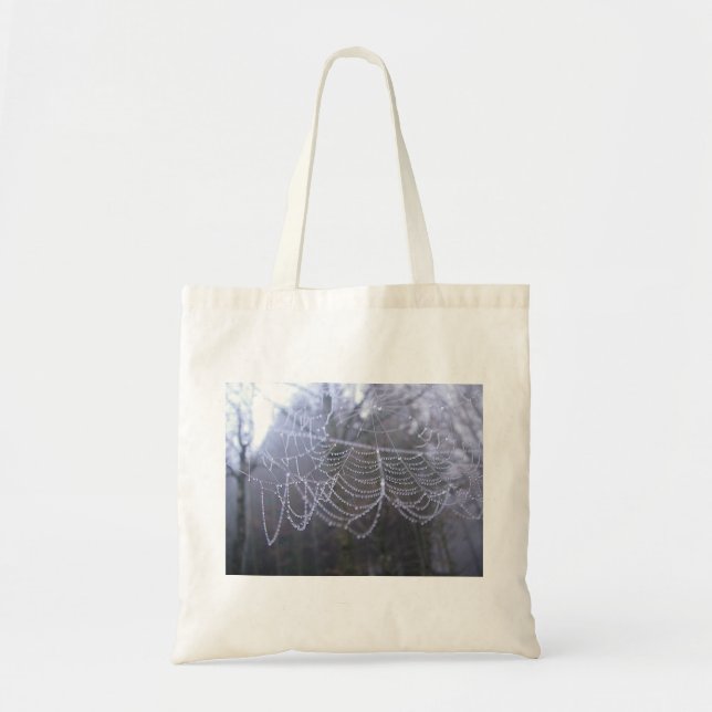 Sac de magasinage toile d'araignée avec petites go (Devant)