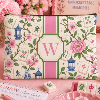 Sac de Mahjong en Chinoiserie Personnalisé avec Mo