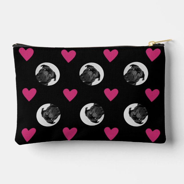 Sac de maquillage cosmétique pour chien sur mesure (Verso)