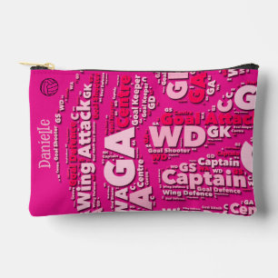 Sac de maquillage de netball personnalisé