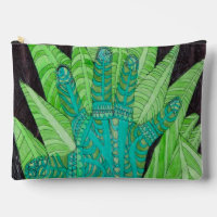 Sac de maquillage des mains tribales