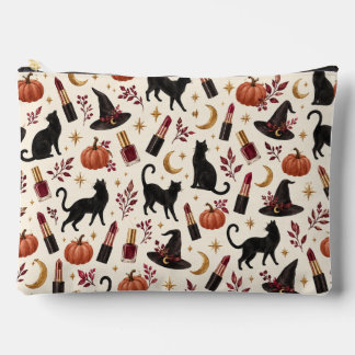 Sac de Maquillage Halloween Chats Noirs & Rouge à 