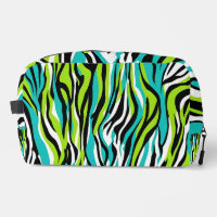 Sac de maquillage Turquoise bleu vert Poster de an