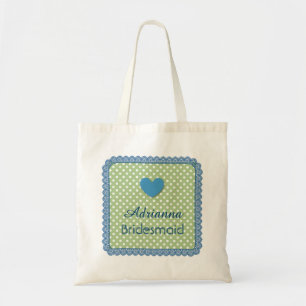Sac de Mariage de la dentelle de coeur Polka Dot V