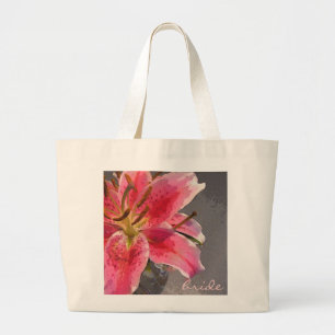 Sac de mariée rose et blanc