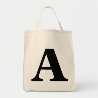 Sac de monogramme de "A"