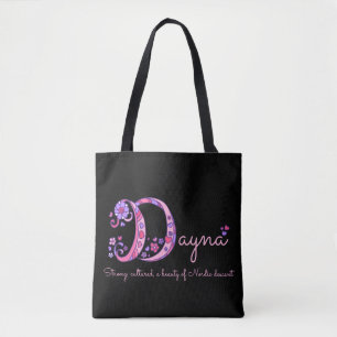 Sac de monogramme de nom et de signification de