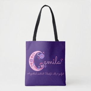 Sac de monogramme de nom et de signification de