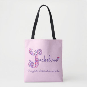 Sac de monogramme de nom et de signification de