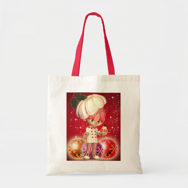Sac de Noël de chef avec des babioles, chef, (Devant)
