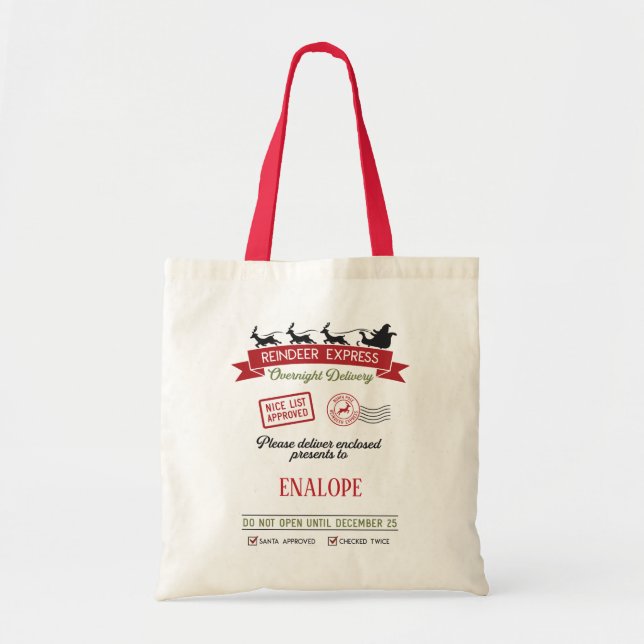 Sac de Noël du Père Noël  (Devant)