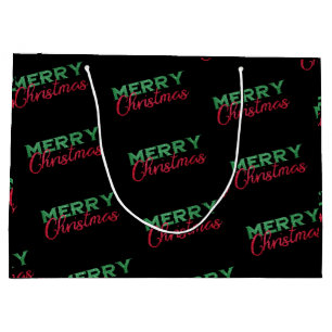 Sac de Noël personnalisé, fête de Noël