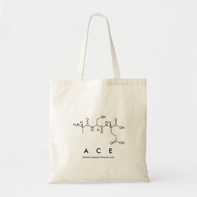 Sac de nom du peptide d'ace (Devant)