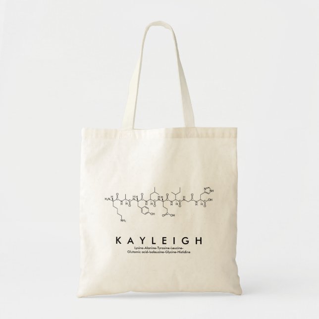 Sac de nom du peptide Kayleigh (Devant)