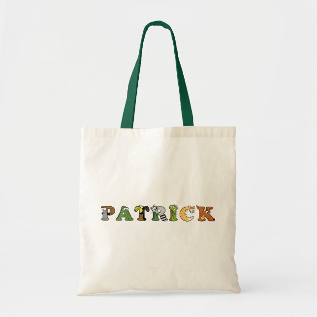 Sac de nom personnalisé par ordre alphabétique (Devant)