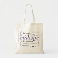 sac de nuage de mot de sage-femme