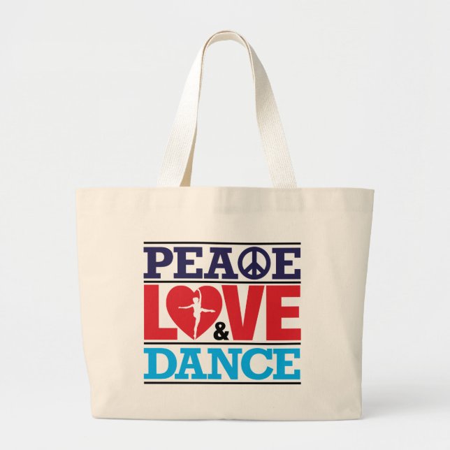 Sac de paix, d'amour et de danse (Devant)