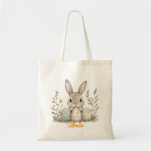 Sac de Pâques personnalisé du lapin de Pâques pour
