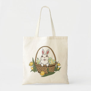 Sac de Pâques Sac fourre-tout Bunny Art de Pâques 