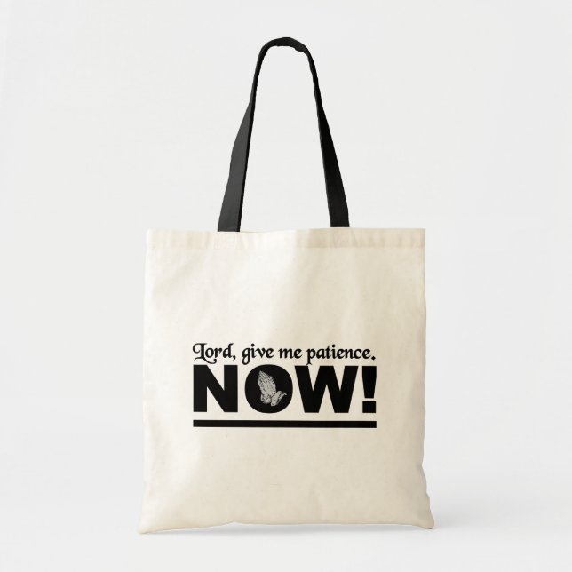 Sac de patience - choisir le style (Devant)