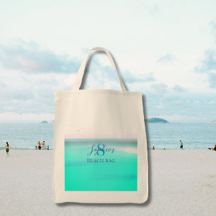 Sac de plage avec nom personnalisé