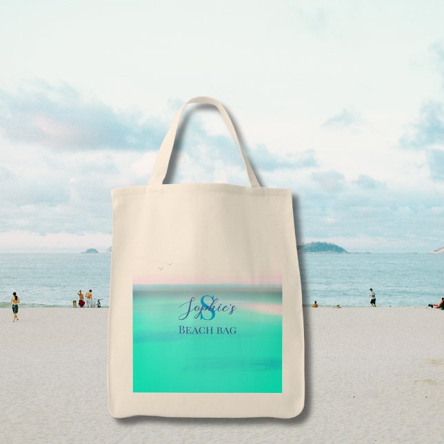 Sac de plage avec nom personnalisé (Créateur téléchargé)