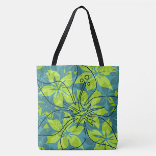 Sac de plage Camo Hawaïen Olowalu Hibiscus